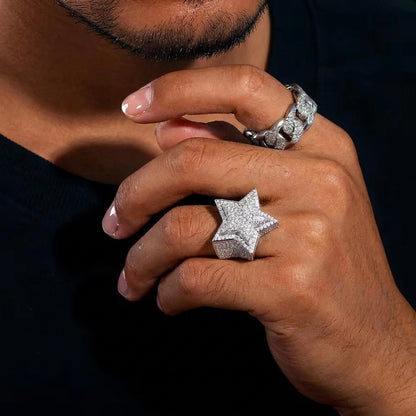 Start Moissante silver ring