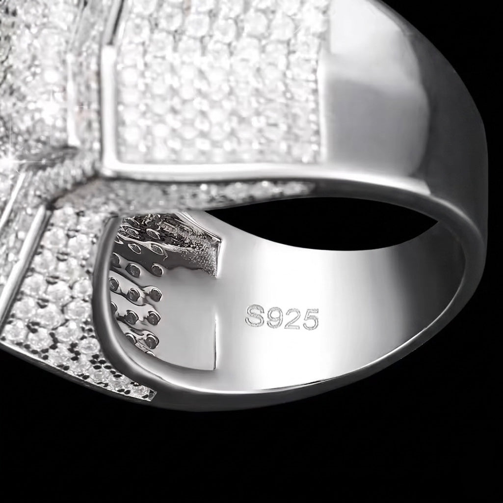 Start Moissante silver ring