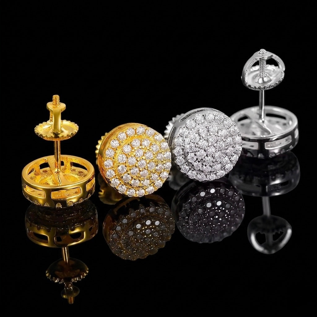 Stud moissanite with S925 earrings